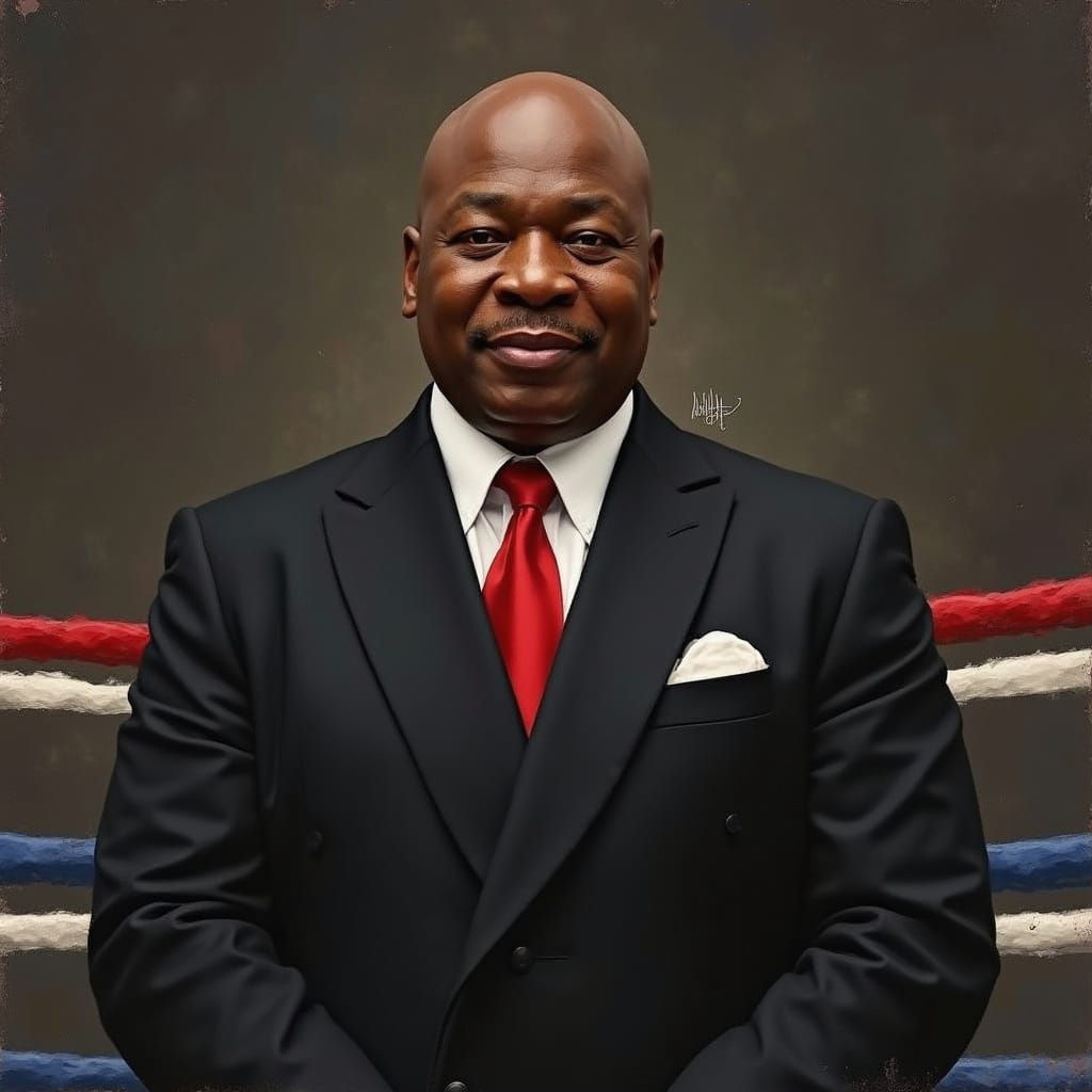 George Foreman in a Somber Mood