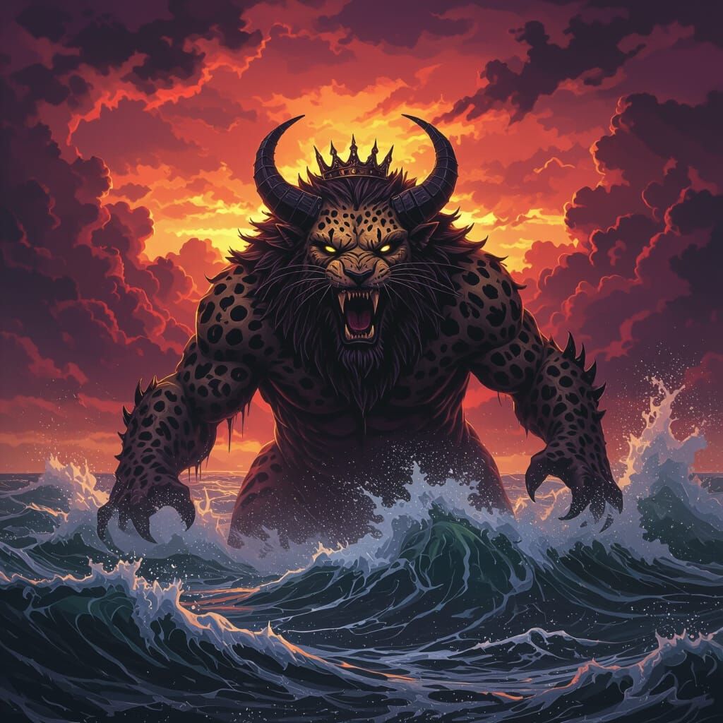 Apocalyptic Beast Rises From Dark Waves