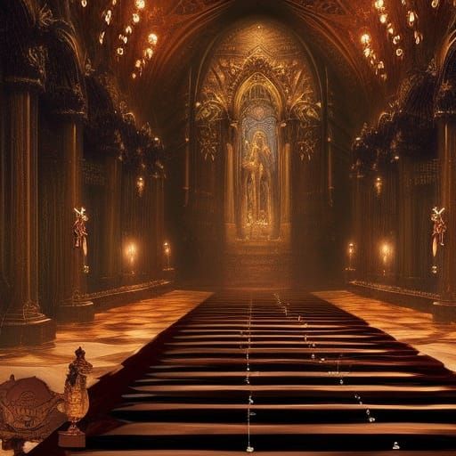 Praying Rosary: Epic Digital Matte Painting
