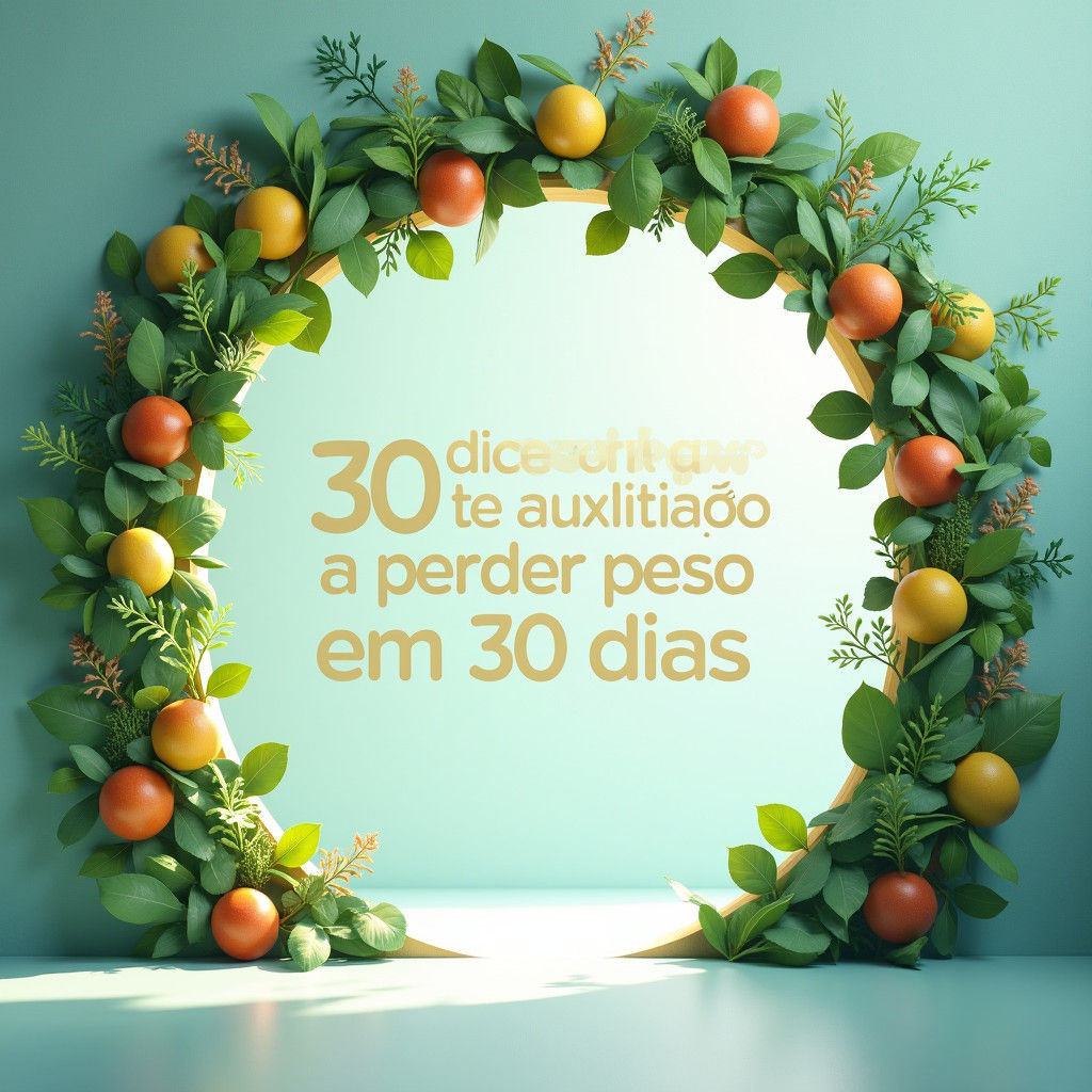 Weight Loss Ad with Vegetables and Tape Measure