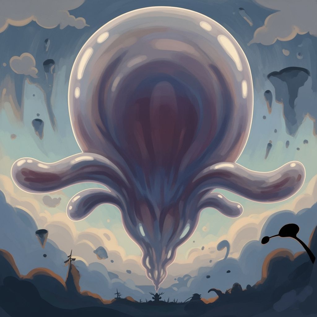 Ethereal Mist Sigh in Dreamscape, Rothko & Miró Inspired