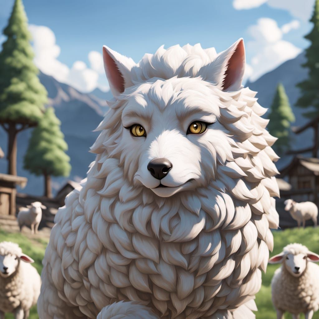 Wolf in Sheep's Clothing: Anime Art