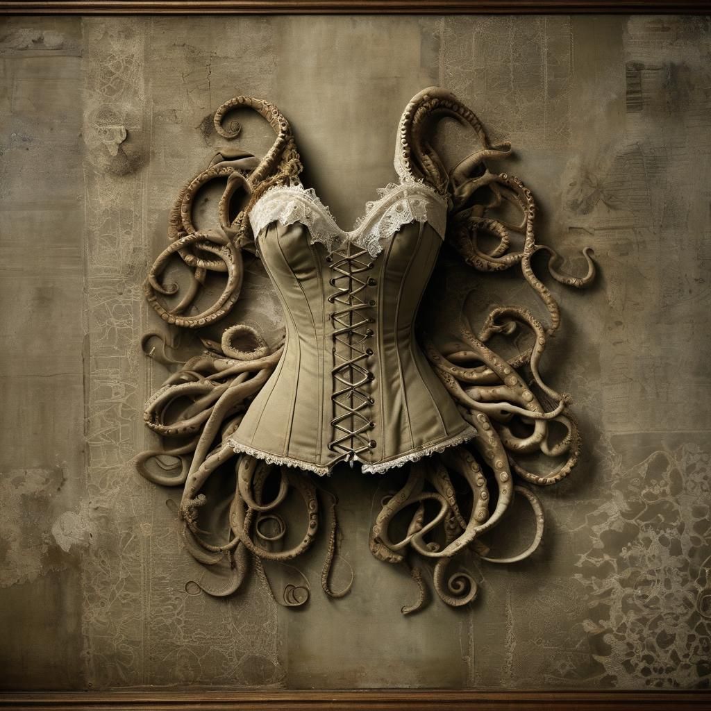 Octopus Corset Inspired by Codex Seraphinianus