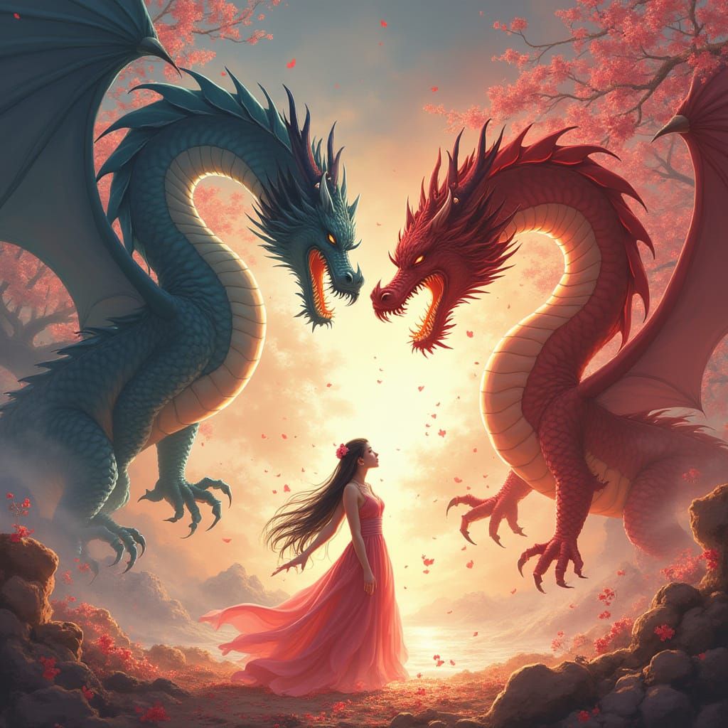 Dragon Love Fairytale: Rivals Clash for Blossoming Sacrifice