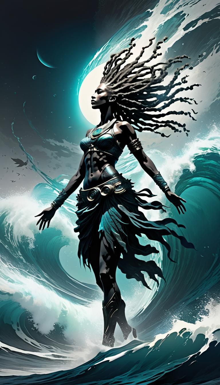 Eternal Neptune, God of Waves in Astral Style