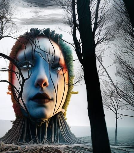 Surreal Stopmotion Portrait in Dreamlike Style