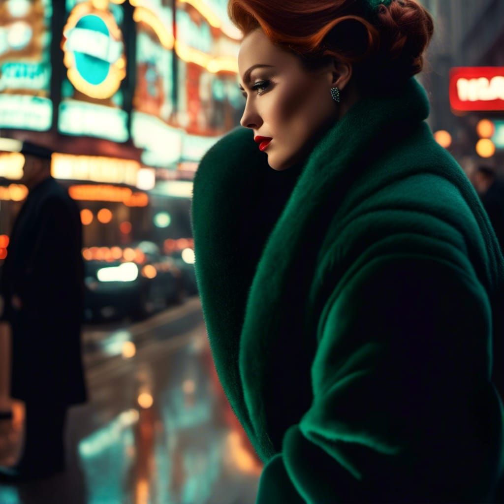 NYC Rainy Day in Leiter Style, Autochrome