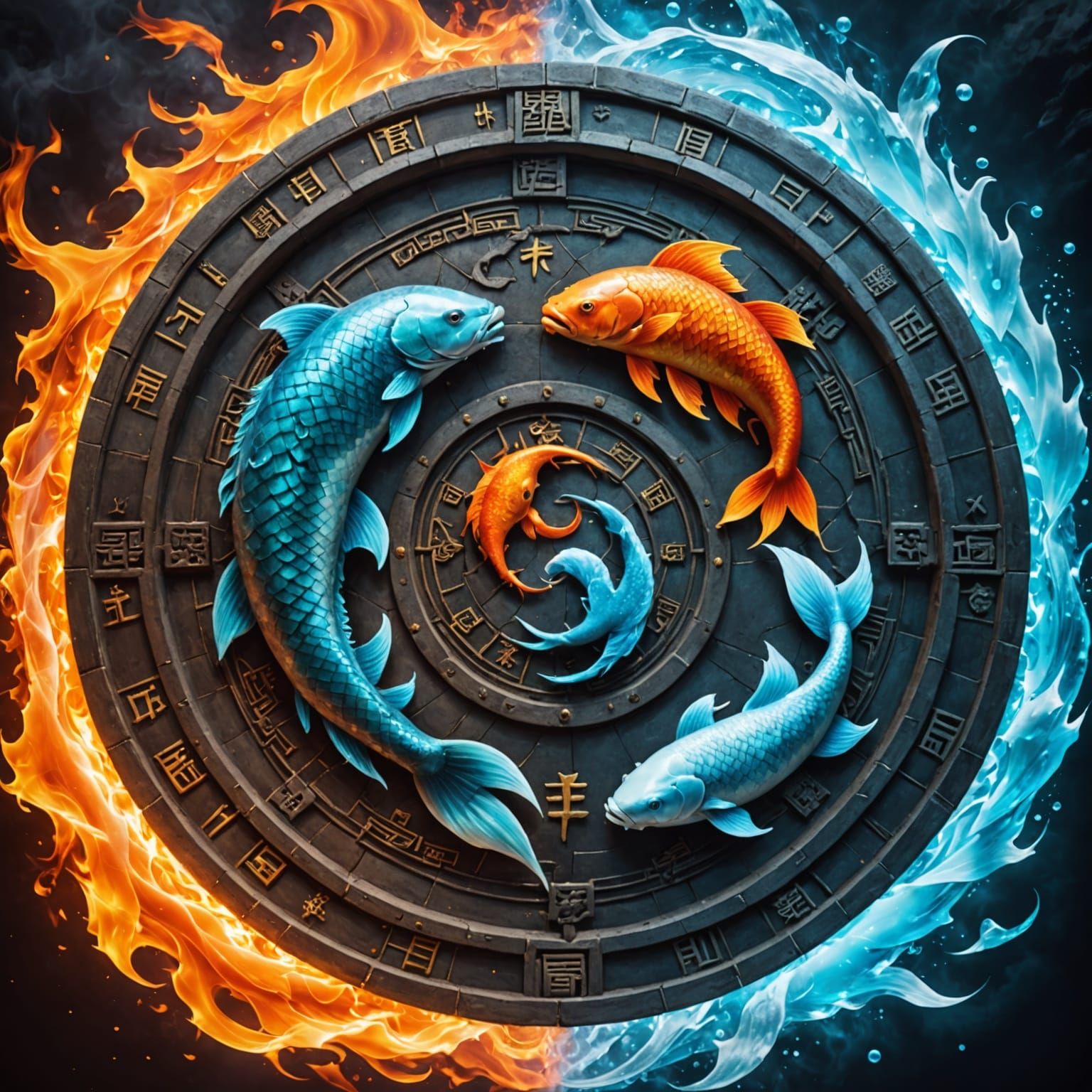 Pisces in Balancing Flames and Frost