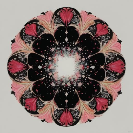 Colorful Calla Lilies in Surreal Illustration