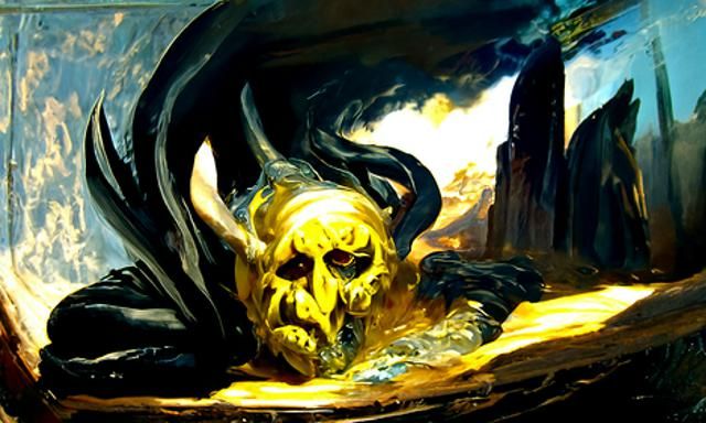 Hades: Oil Painting of the Underworld God