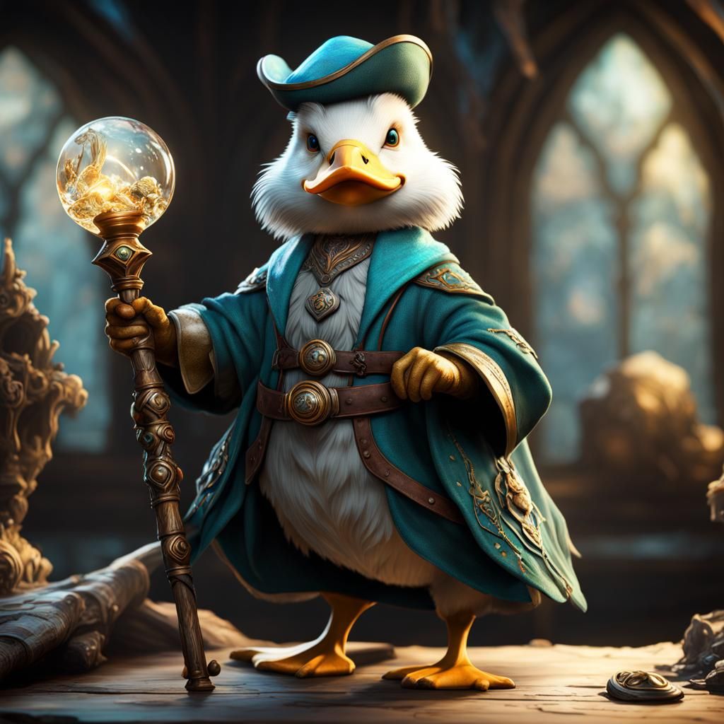 Mallard Wizard on Fantasy Adventure