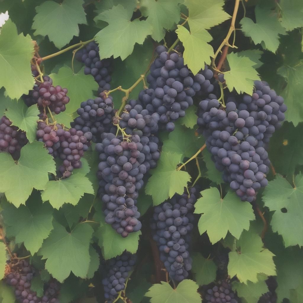 AI Generated Image of Grapes