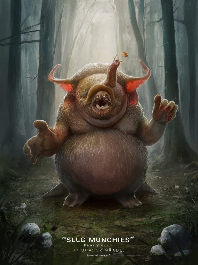 Ethereal Slug Munchies Food Package Design