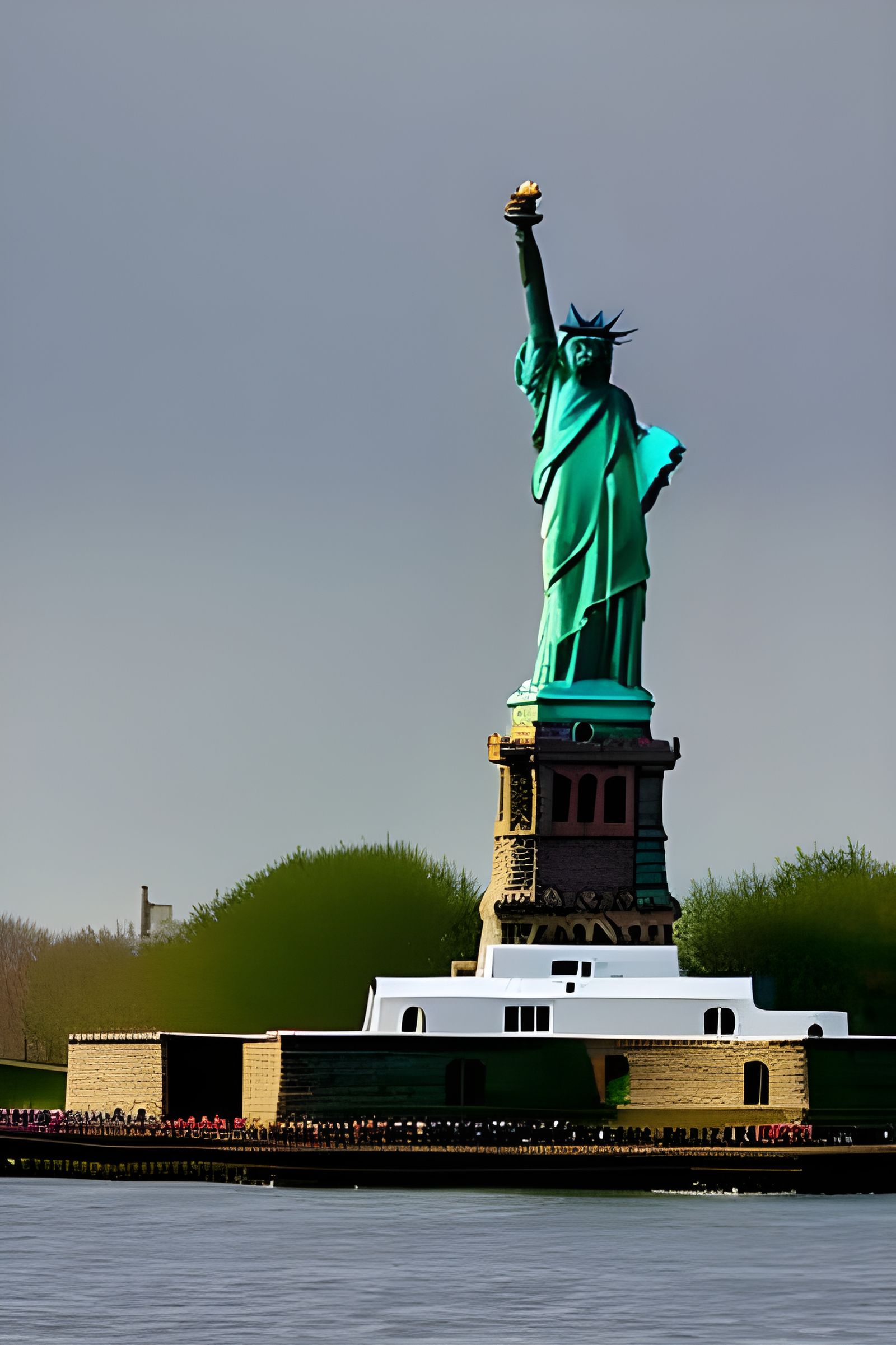 Statue of liberty whole body
