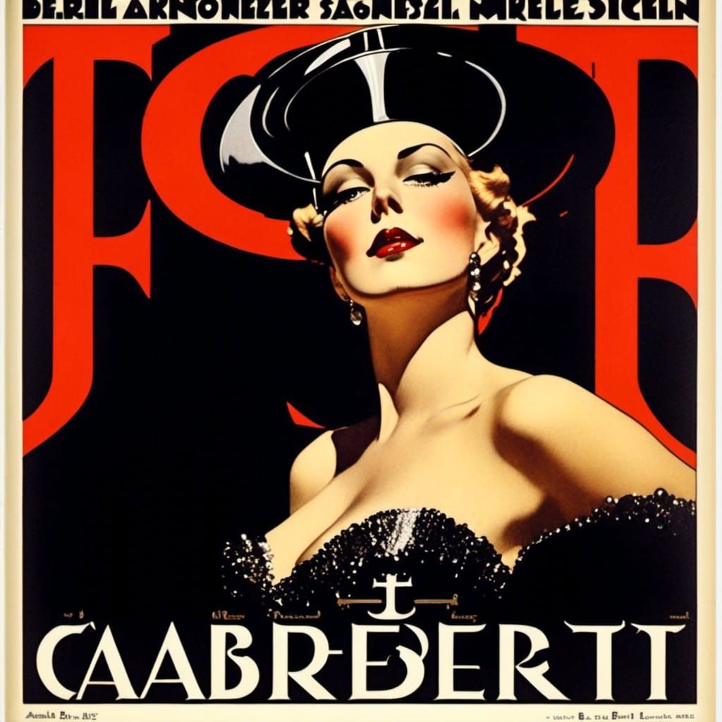 Dramatic Berlin Cabaret in German Expressionist Style