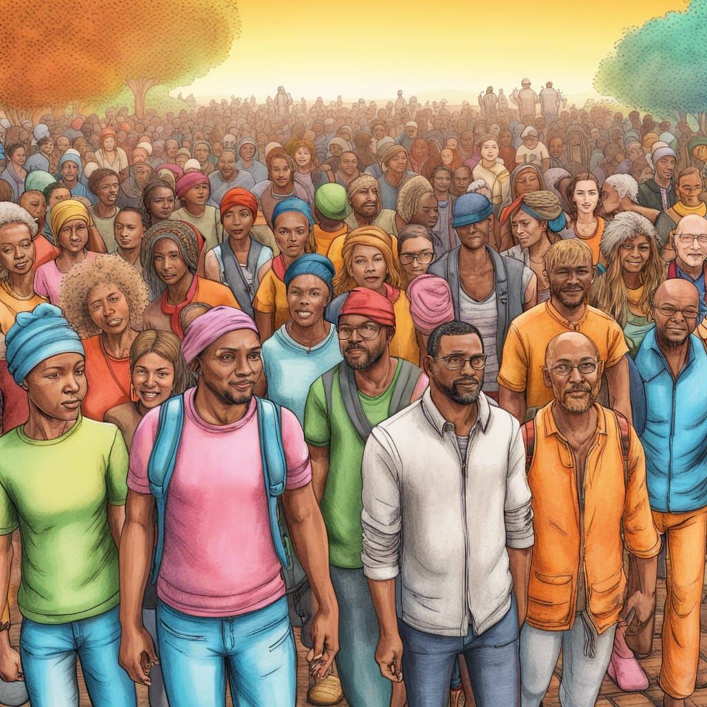 Harmonious Unity: A 3D Rendering of Global Cooperation