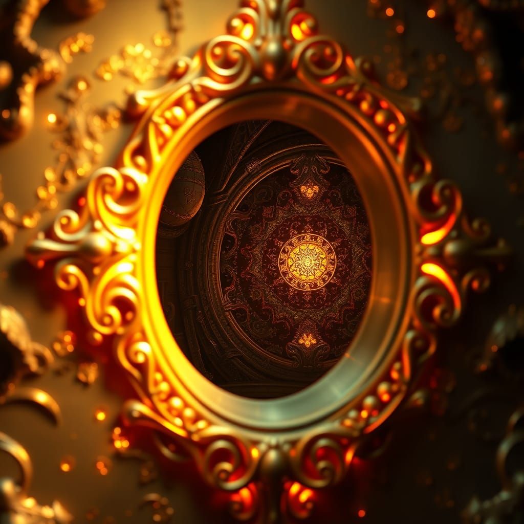 Mystical Keyhole Reveals a Portal to Another World