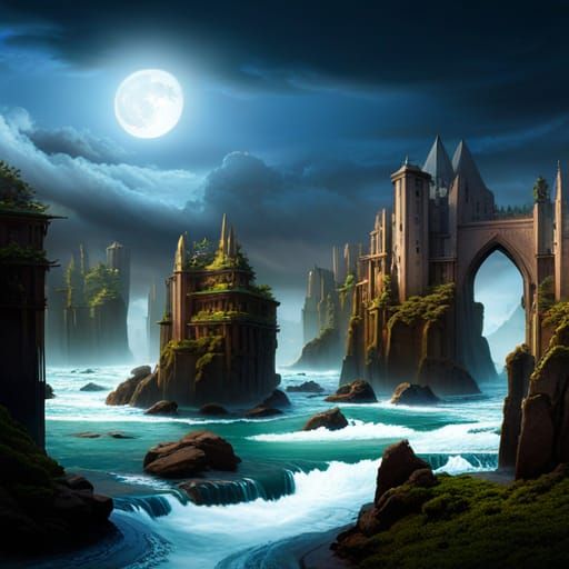 Apocalyptic World's End: Detailed Matte Painting