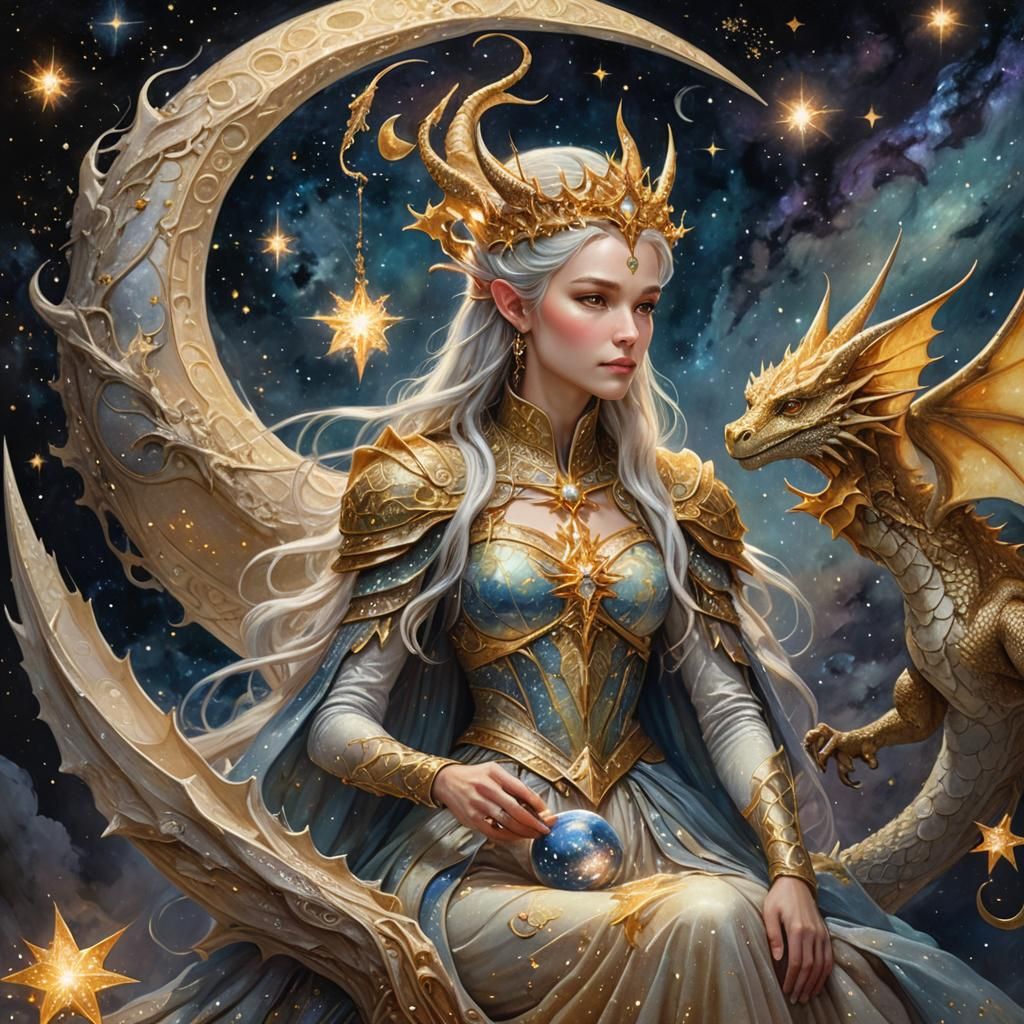Dragon Queen, Elven Princess, and Baby Star
