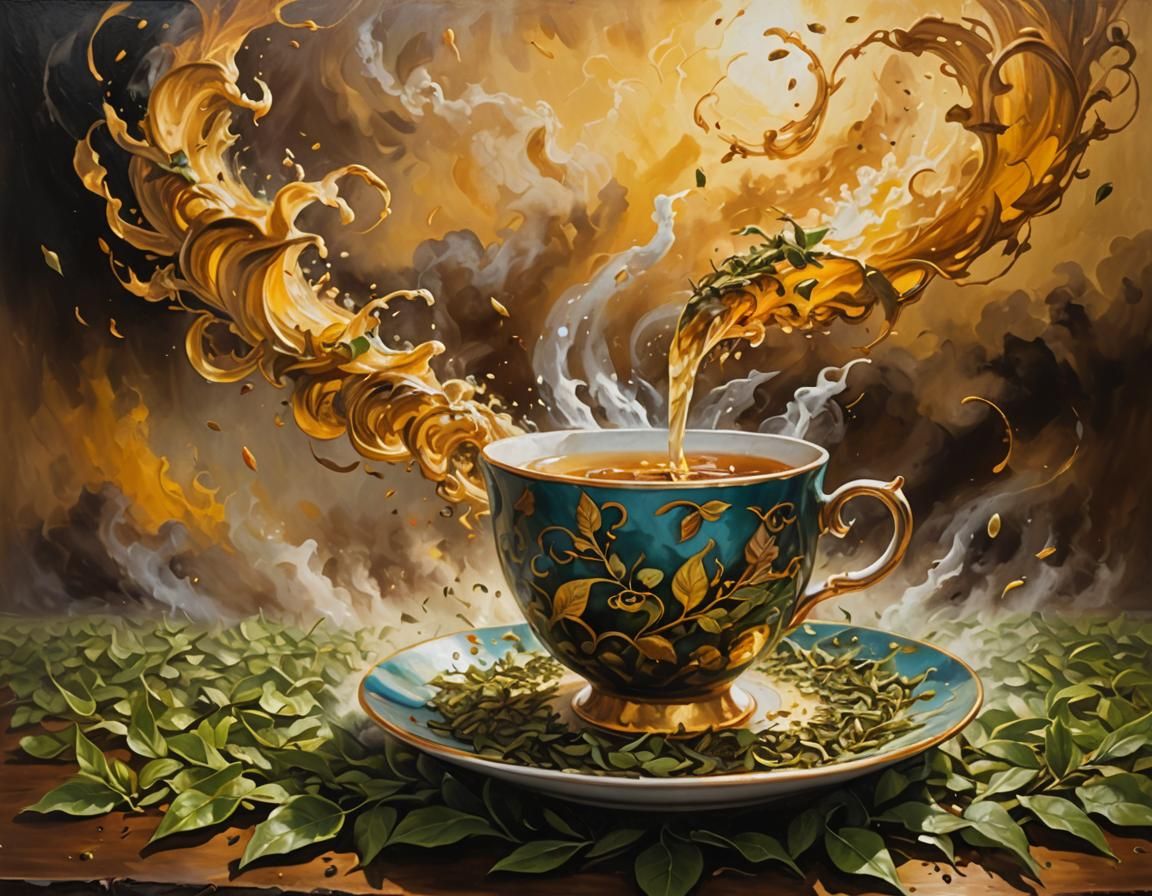 Tempest in a Teacup: Oil Painting with Impasto