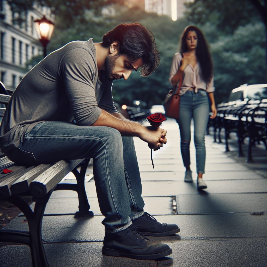 Heartbreak in the Park: A Scene of Unrequited Love