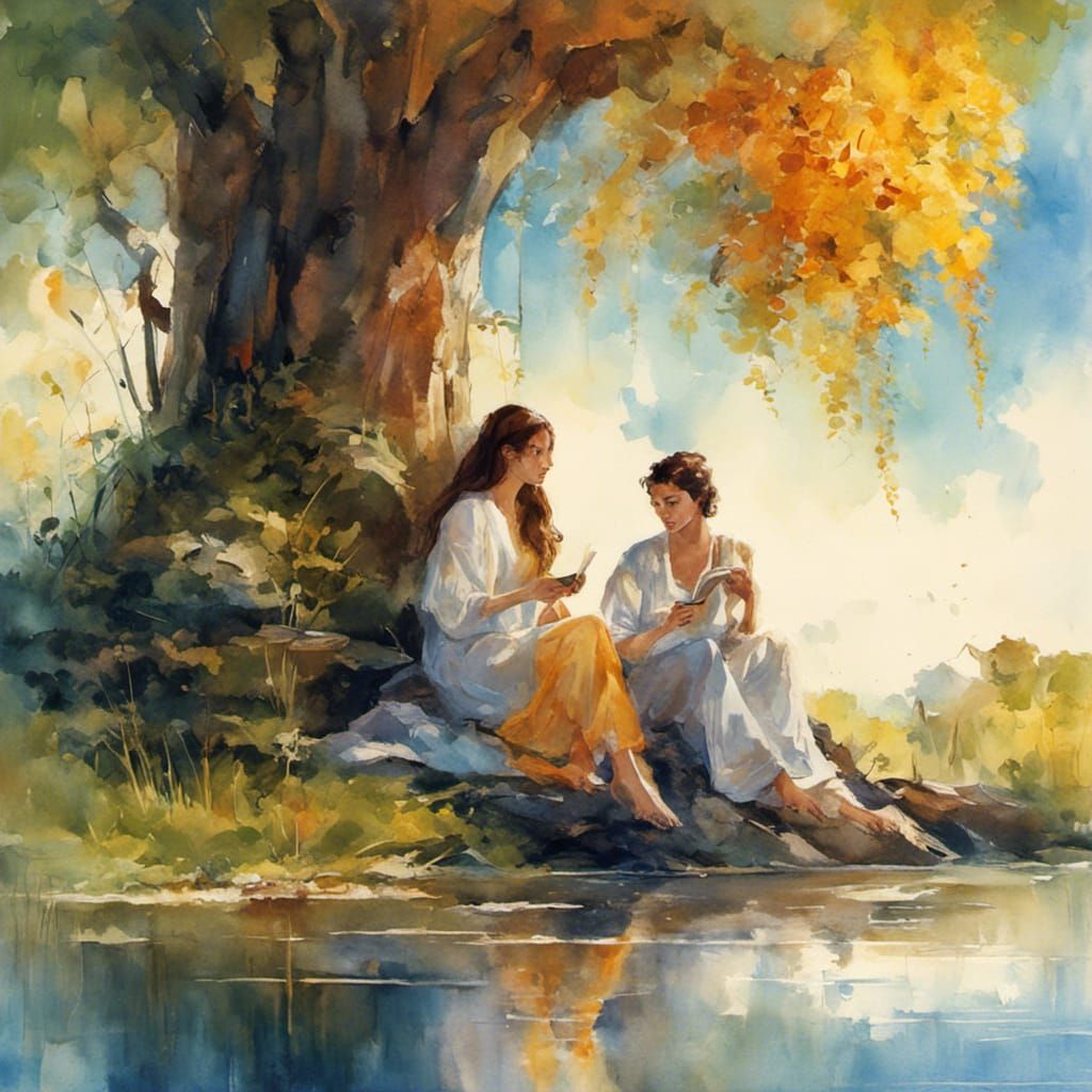 A chat between friends