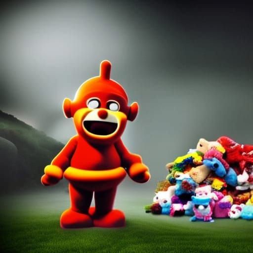 Piles of Ripped Stuffed Animals: A Chaotic Scene