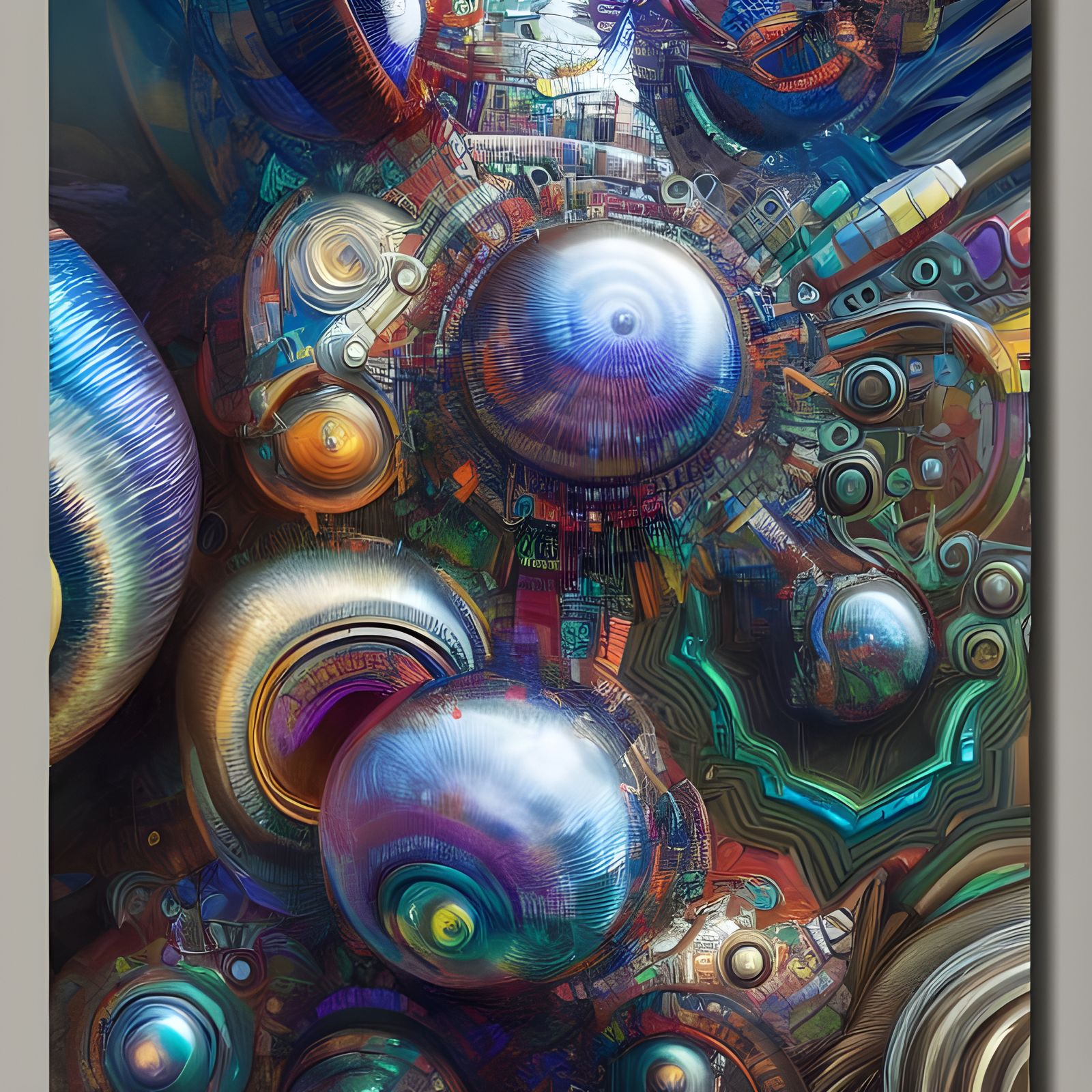 Geometric Abstract Art in 8K Resolution