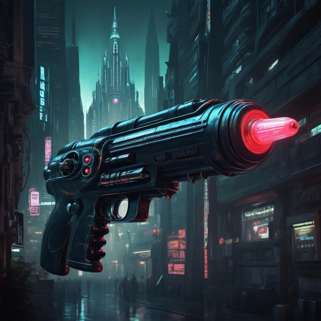 Retrofuturistic Raygun Gothic Metropolis