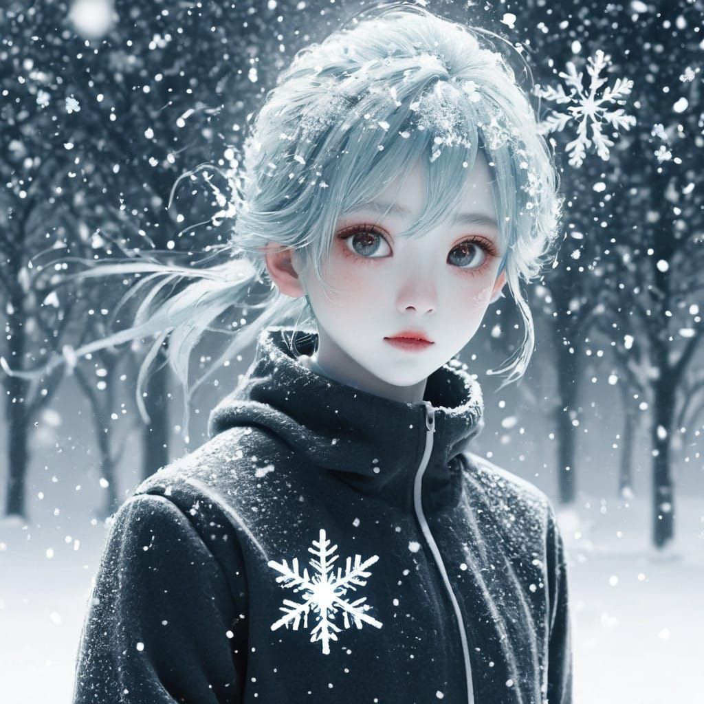 Unique and Special Winter Snowflake