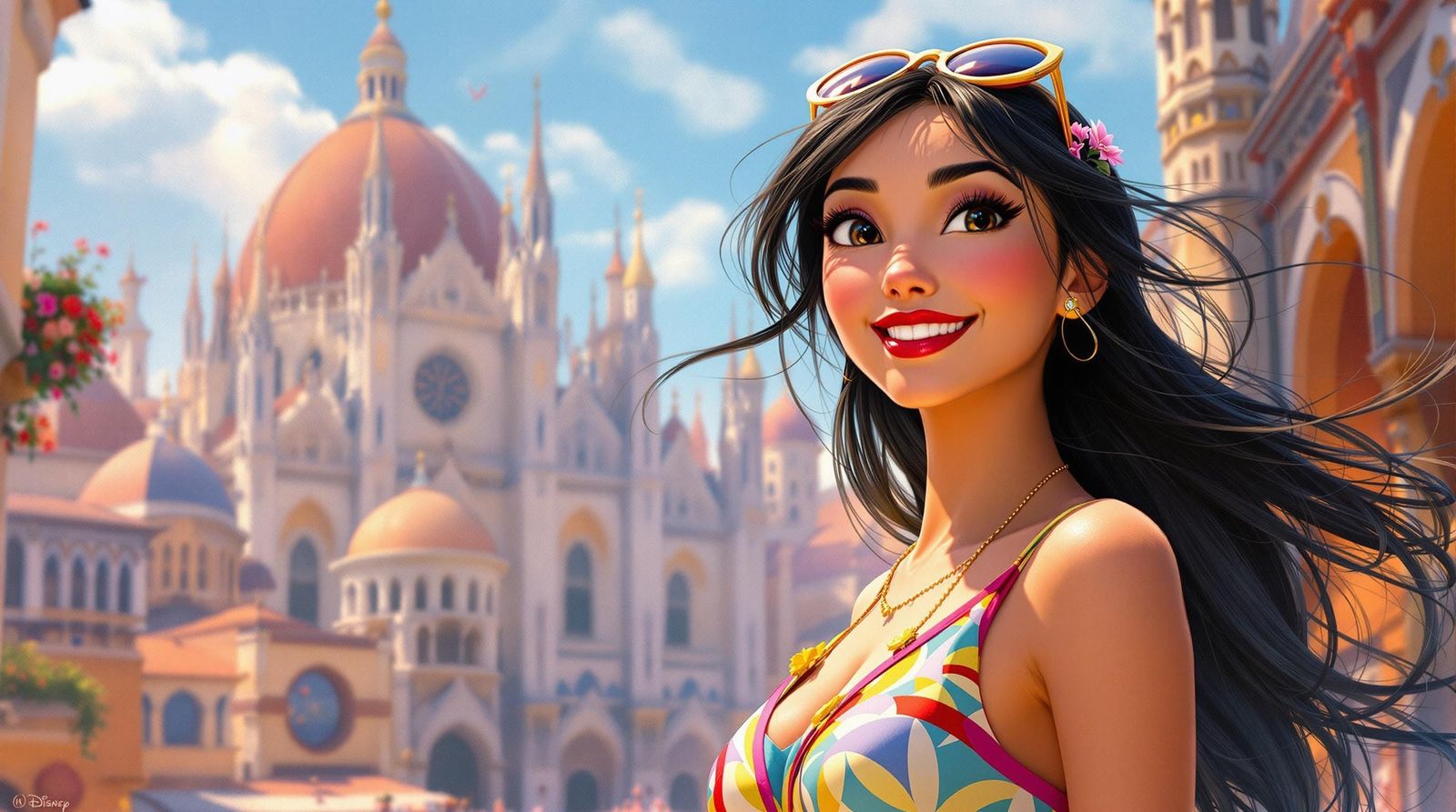 Mulan in Milan's Vibrant Streets