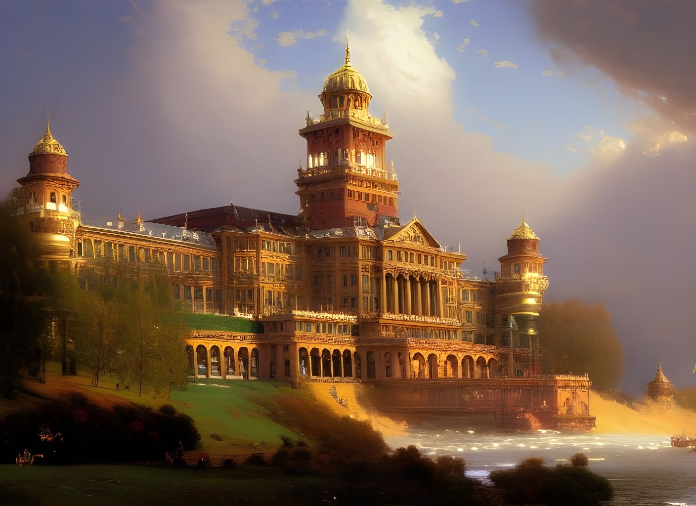 Grand Royal Palace: Fantasy Concept Art