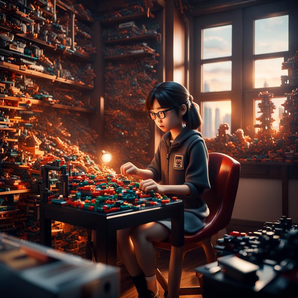 Japanese Nerd Builds K-Pop Star with Lego