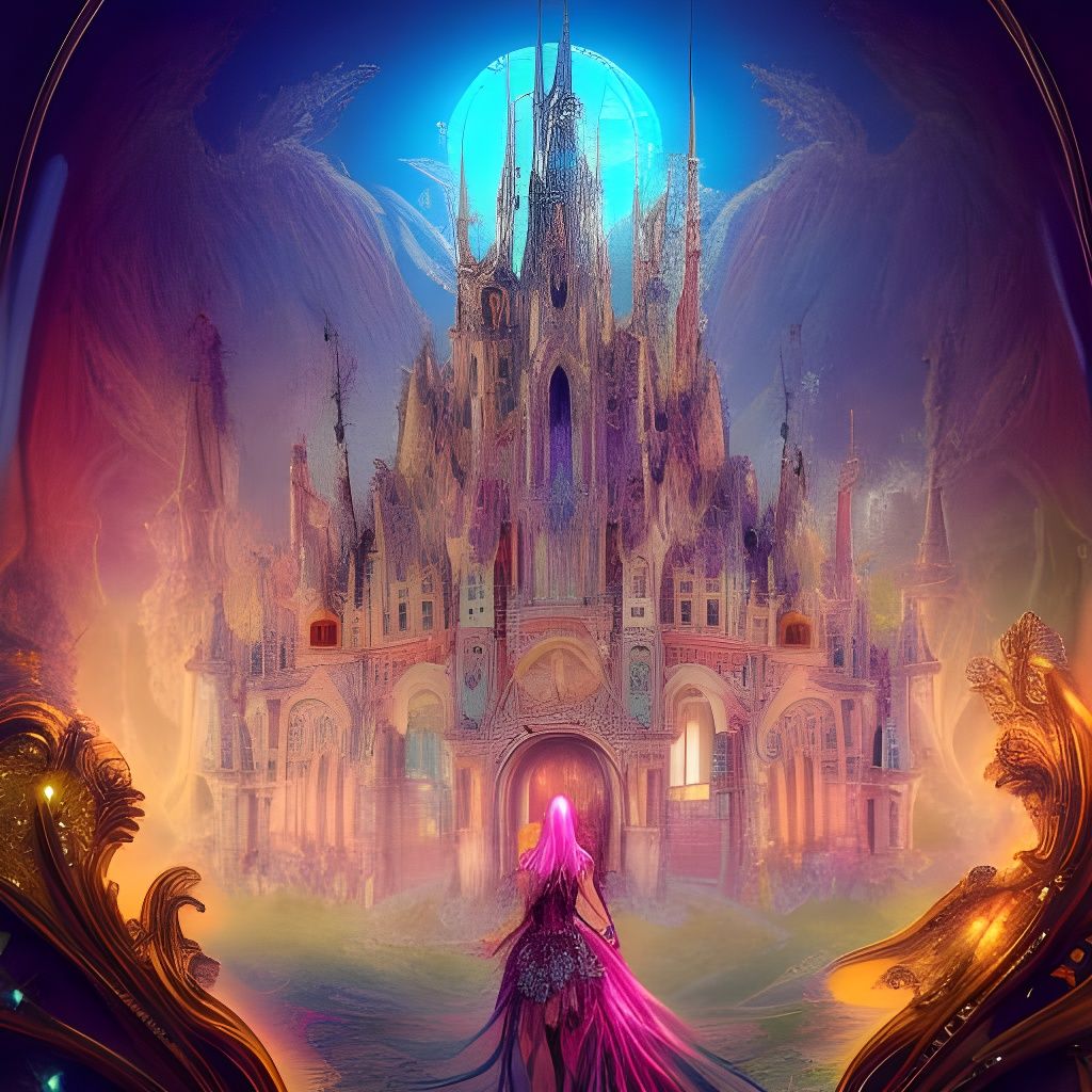 Epic Baroque Fairy Labyrinth with Witchqueen Castle