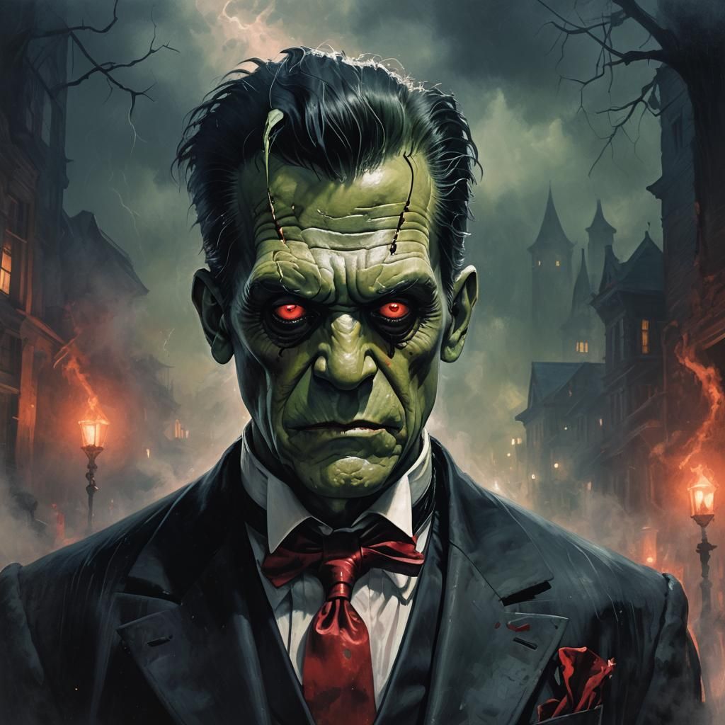Frankenstein's Monster at Halloween Monster Prom