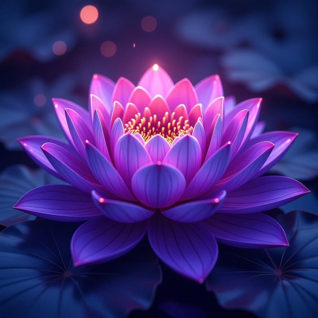 Glamorous Futuristic Lotus