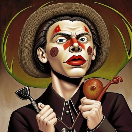 Surreal Vision of Hope in Vibrant Abstract Art