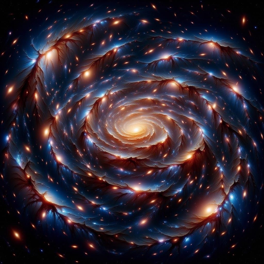 AI Generated Image of the Laniakea Supercluster