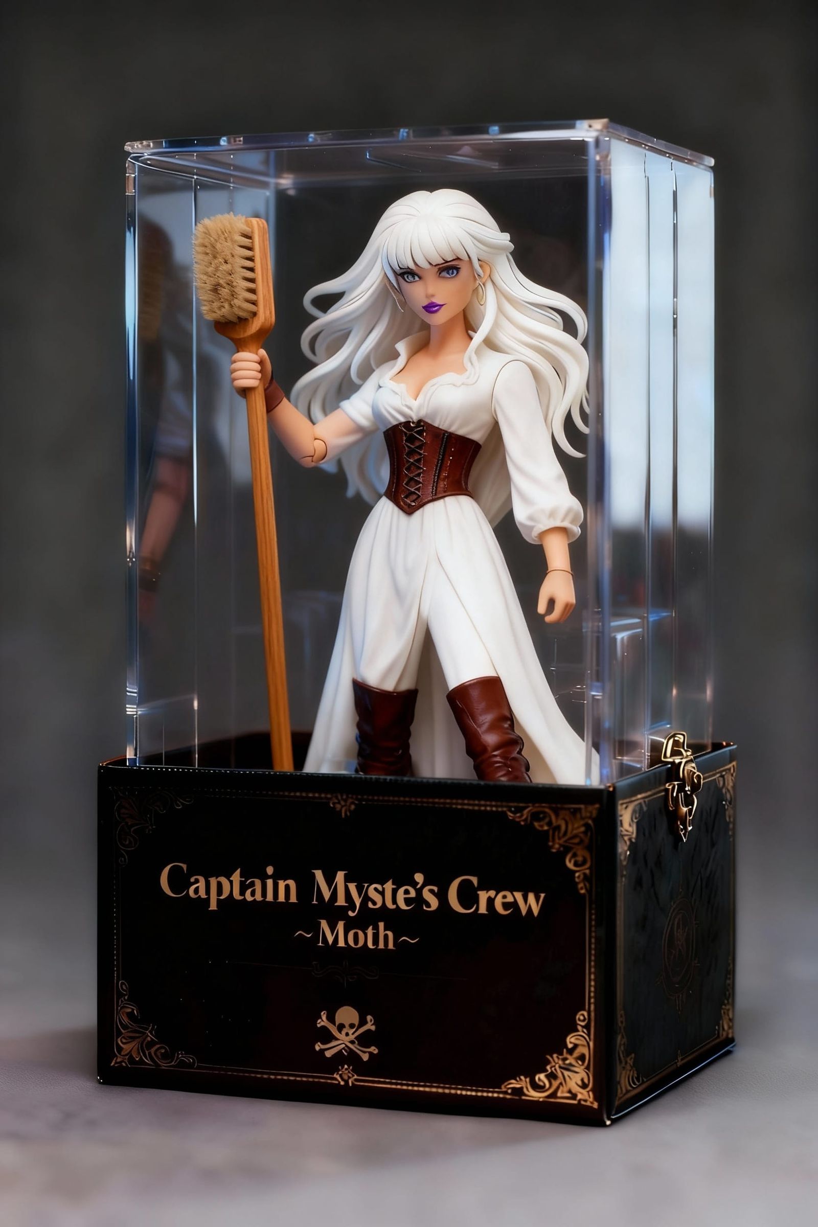 Pirate Captain Myste Action Figure in Display Box