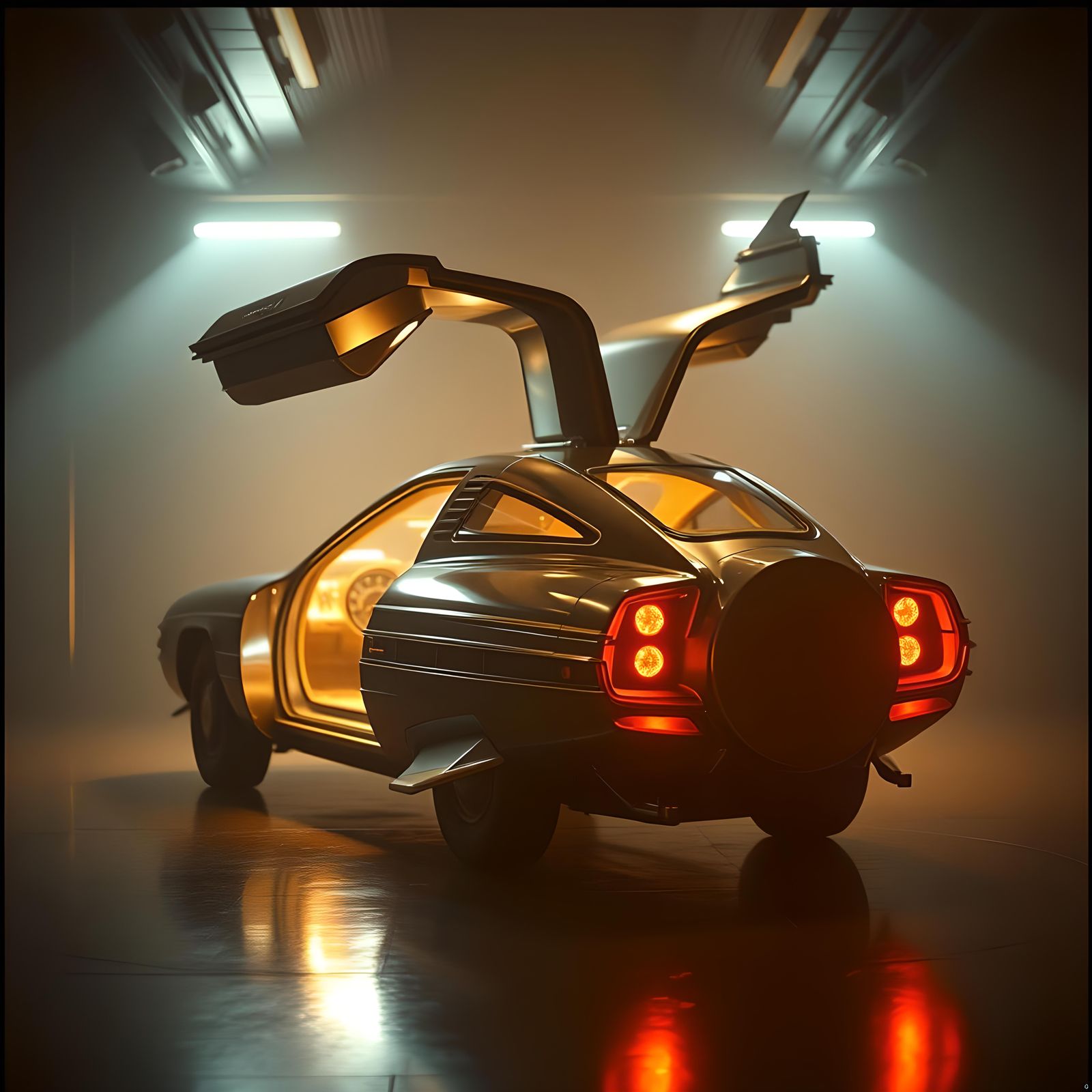 Dramatic Time Machine: Cinematic Film Still