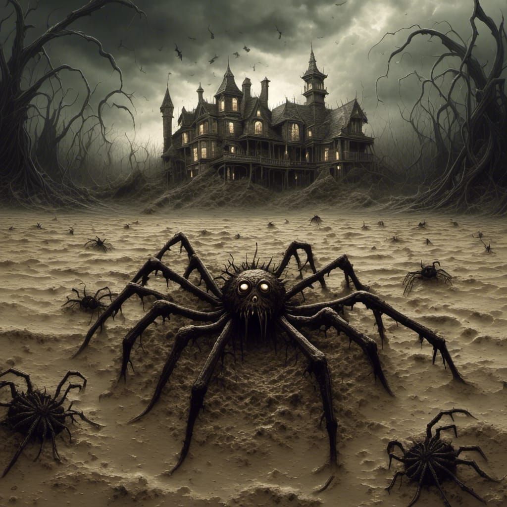 Nightmare Quicksand Spider Horror