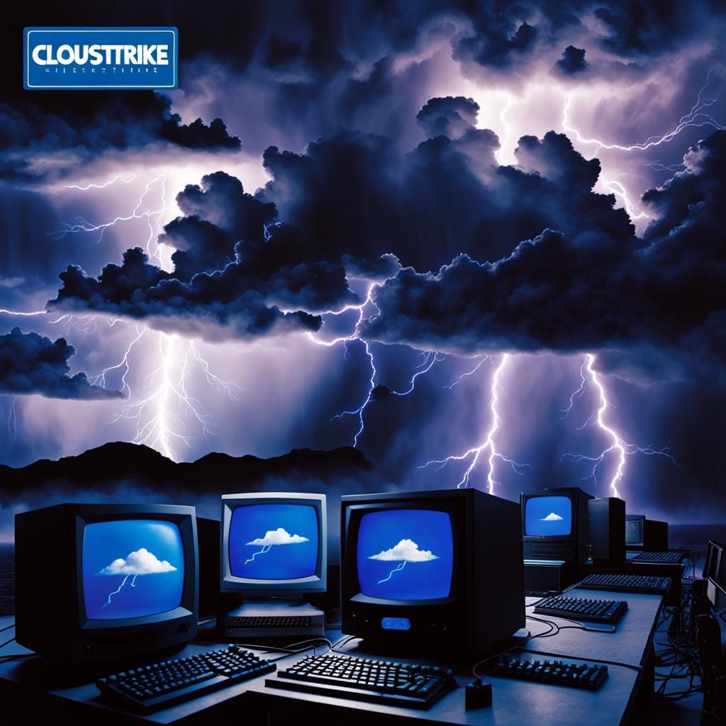 Cloudstrike Album Cover: Bluescreen