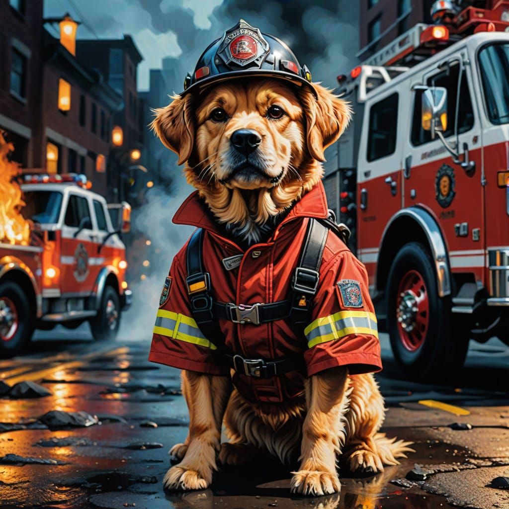 Firefighter Fido!