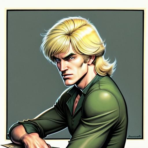 a cute blonde haired boy 1970s Saturday morning cartoons Bernie Wrightson