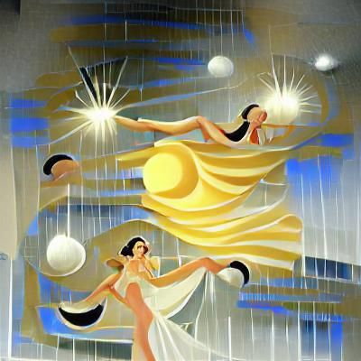 Classic Art Deco Sunburst Design