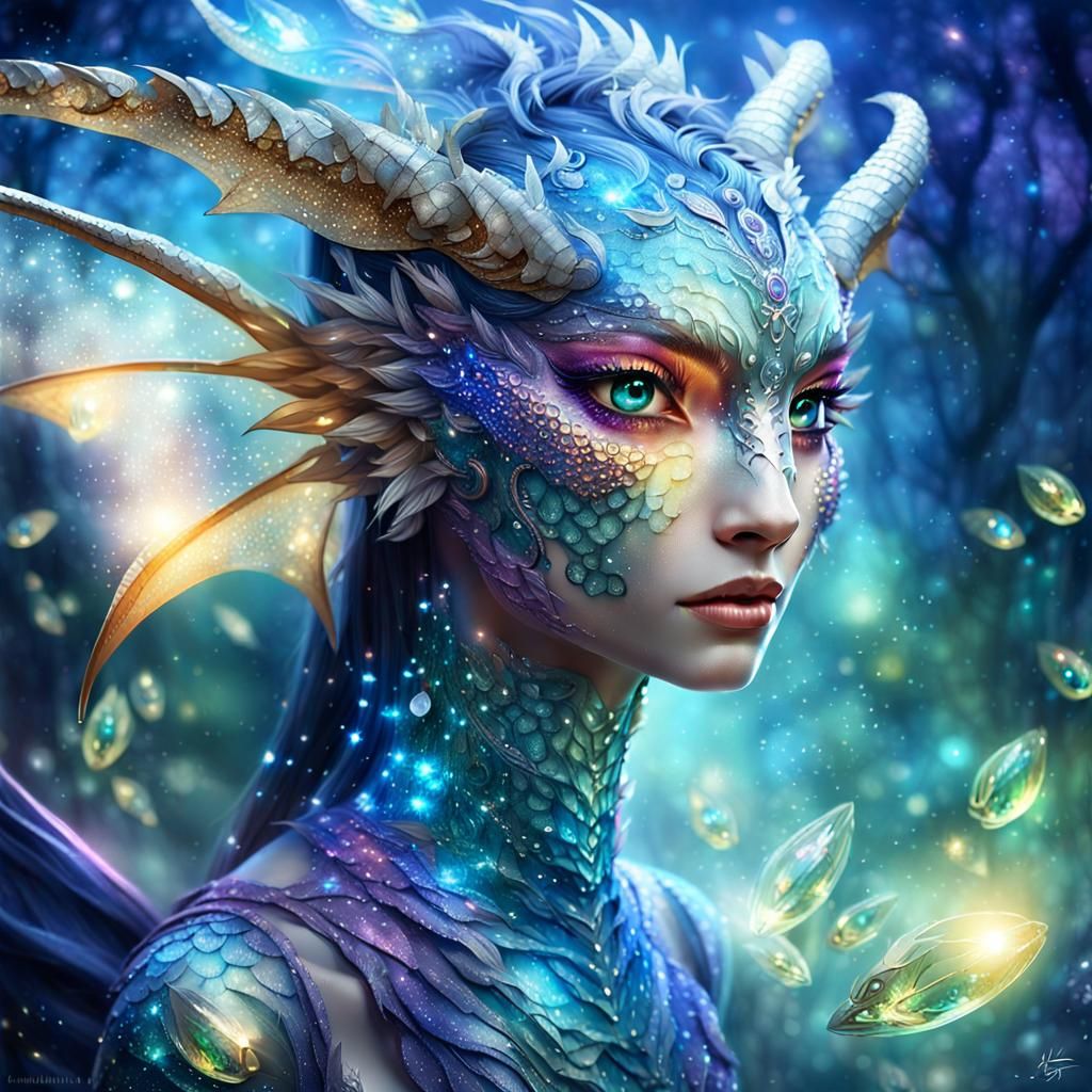 DRAGONFAIRY WITH CRYSTAL SKIN
