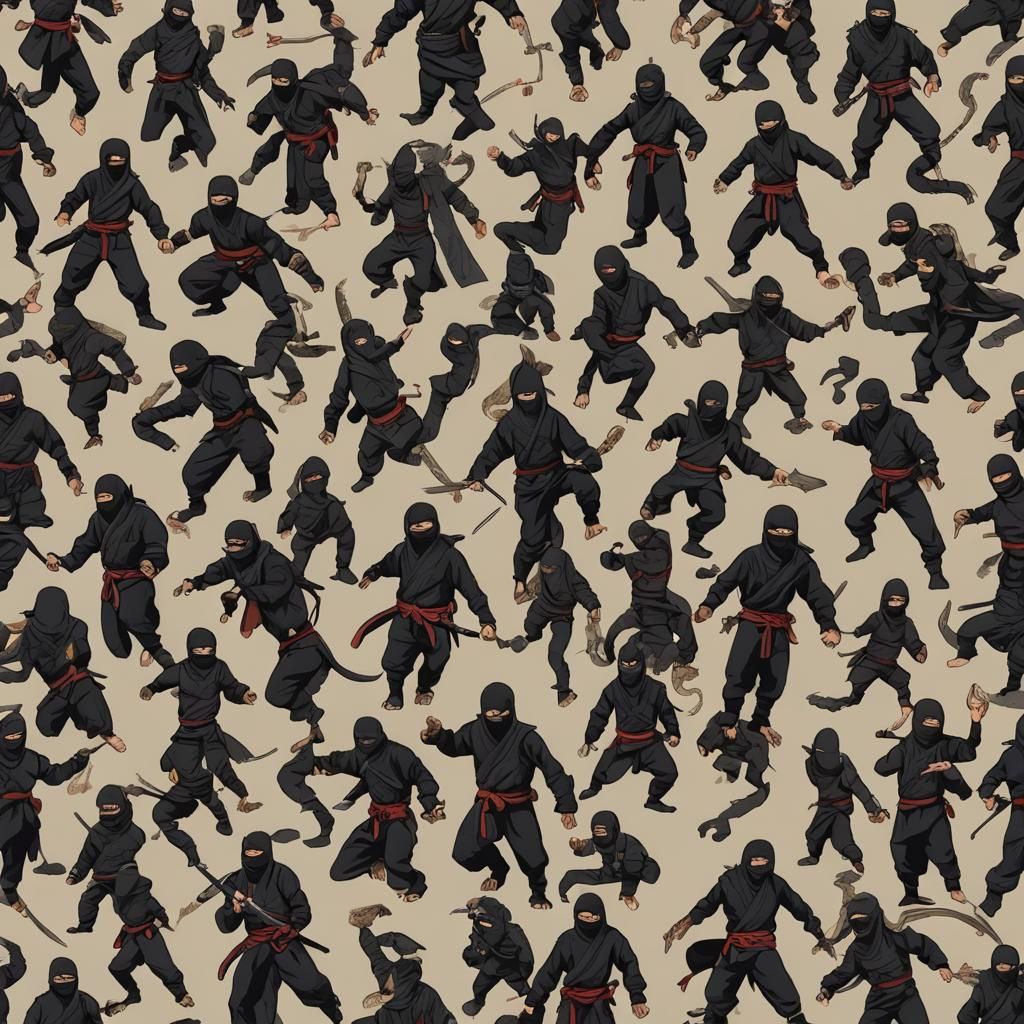 Dragon in Ninja Costume