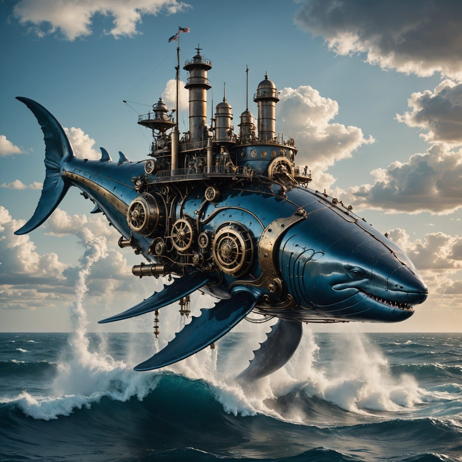 A steampunk tuna