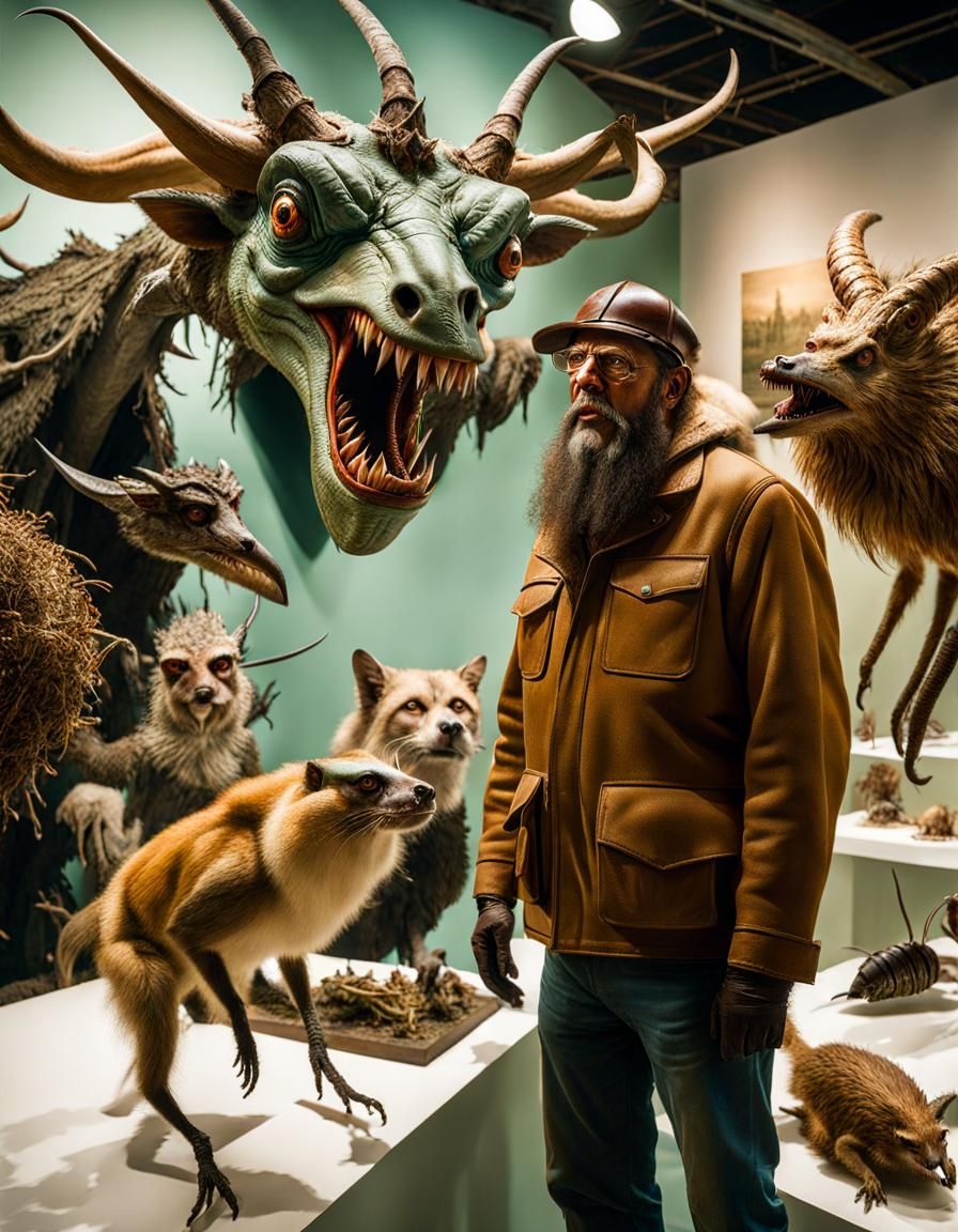 Cryptid Taxidermy in a Post-Apocalyptic Wonderland