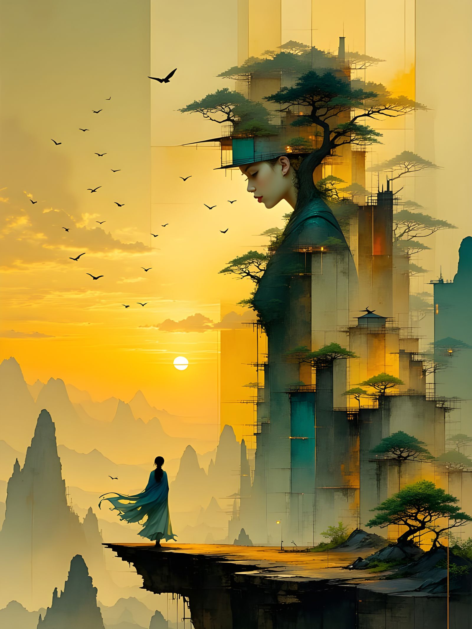 <lora:Akimora:0.9>
Style of Esao Andrews
Szene: Winds of cha...